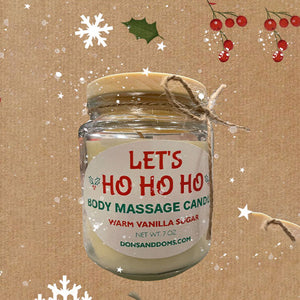 Bad Santa Body Massage Candle