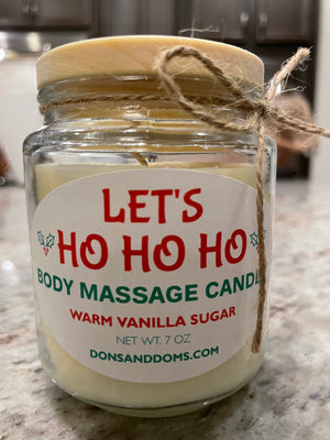 Bad Santa Body Massage Candle